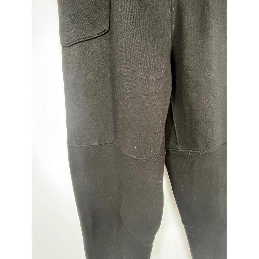 Free People FP Movement Crop Paneled Sweatpant Women M Black Joggers Urban Cozy - Picture 5 of 16